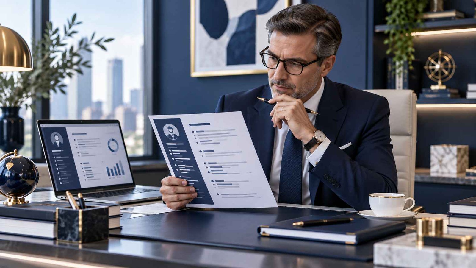 Placeholder for ATS-focused and executive CV positioning service image